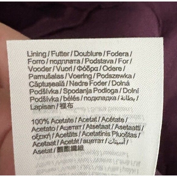 NWT Esprit Mini Skirt Wool Blend Burgundy Classic Winter Work Office Mod Size 10 - Picture 6 of 8